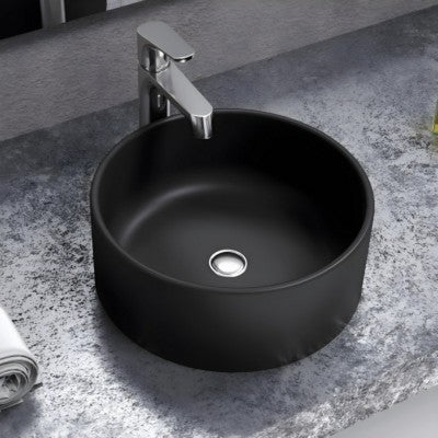Morini Maya lavabo da appoggio tondo in porcellana