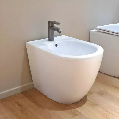 Morini People Bidet in ceramica a pavimento