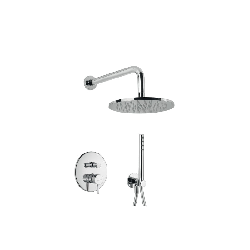 Bugnatese K Line Miscelatore doccia incasso con doccetta e soffione