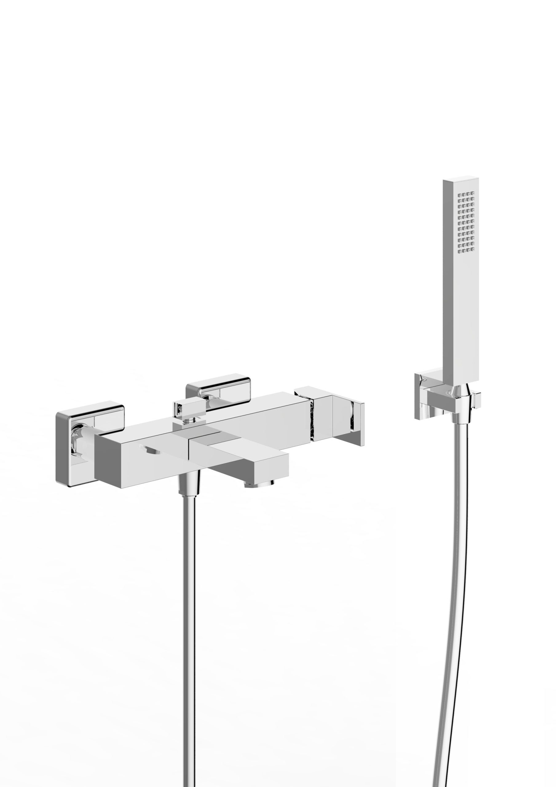 Teorema Pillar Miscelatore vasca con doccetta