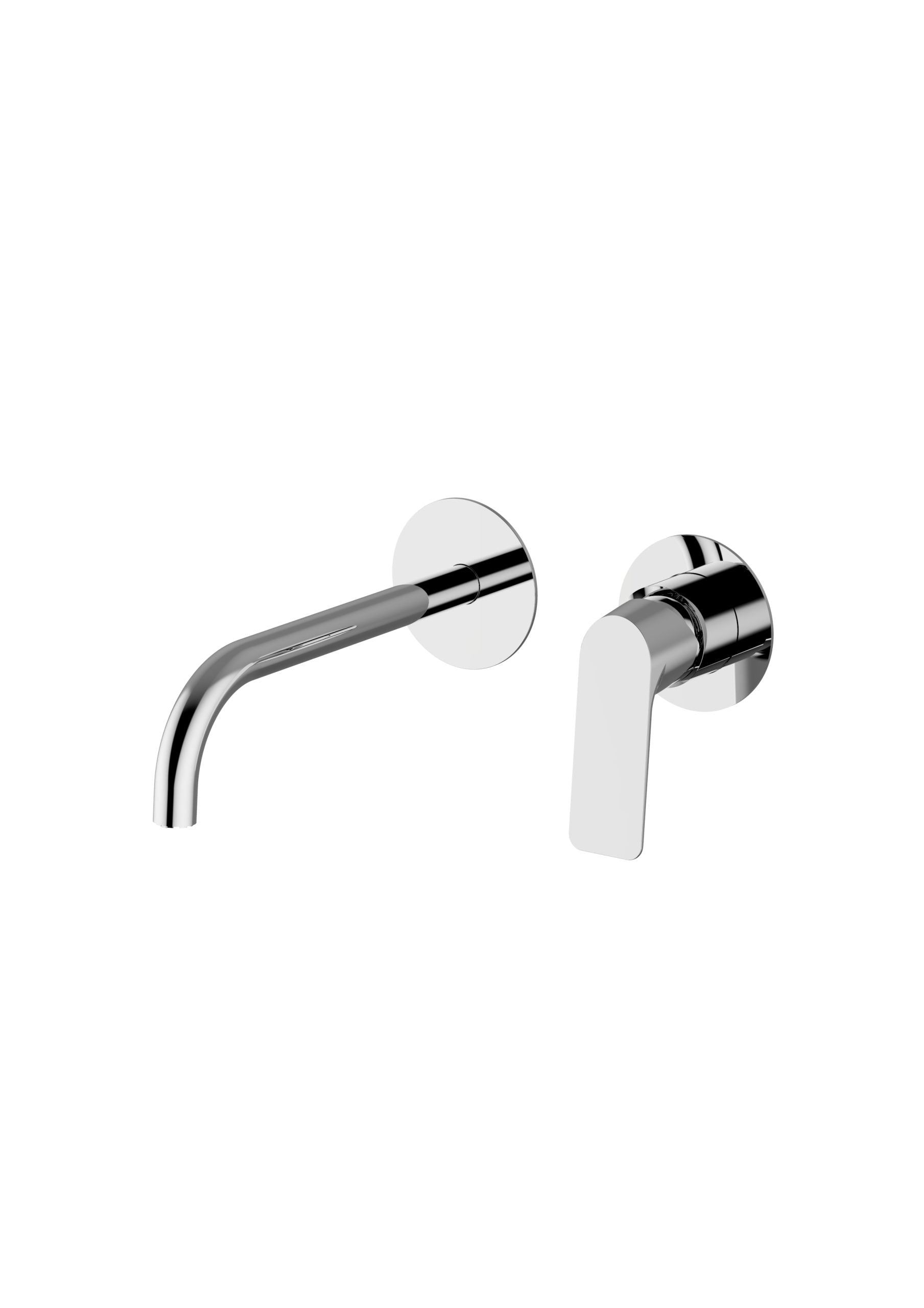Teorema Lifestyle Parti esterne miscelatore lavabo a parete 2 fori