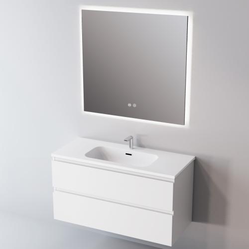 Nofer Sun Specchio rettangolare retroilluminato