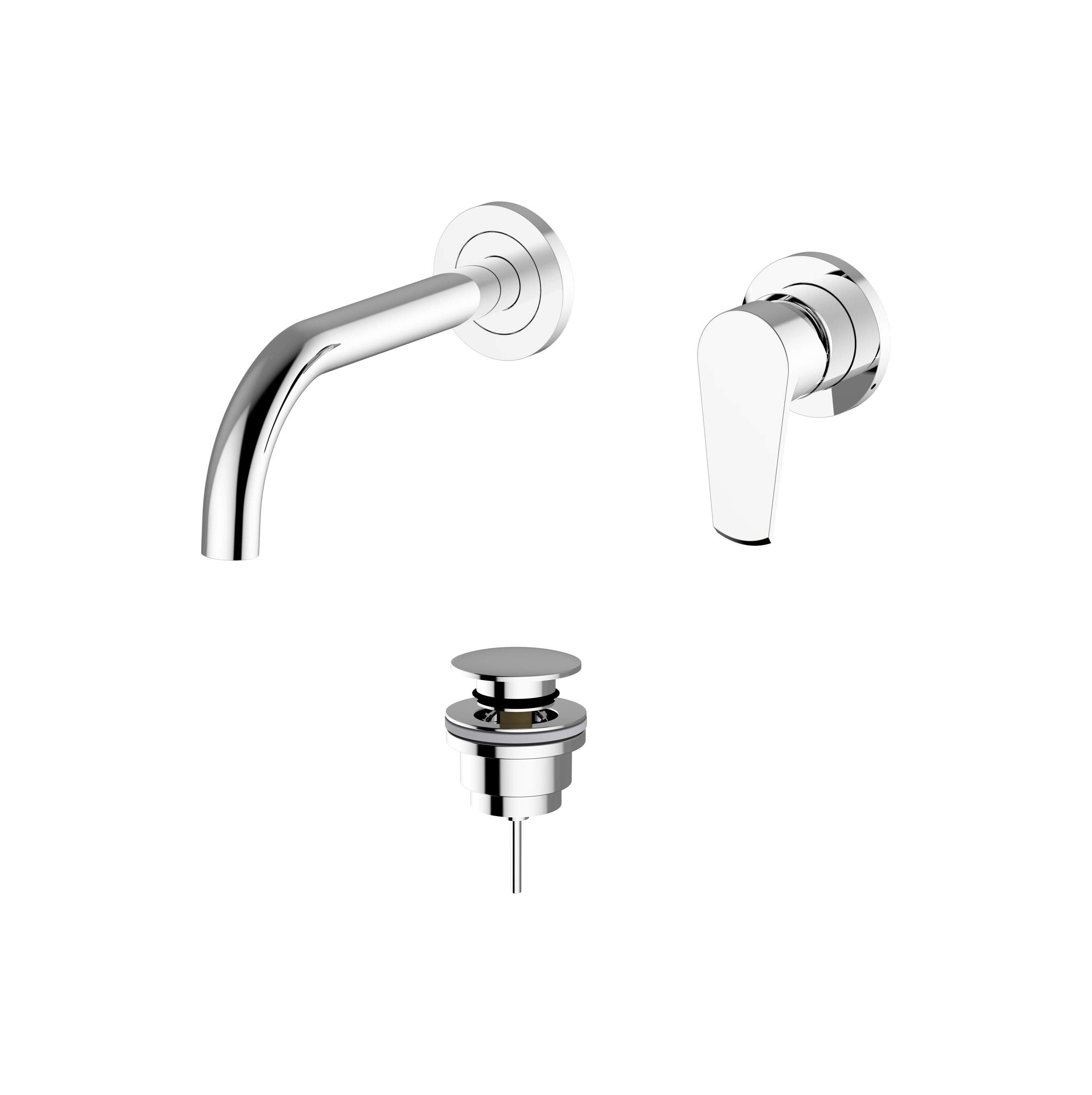 Teorema Velvet Parti esterne miscelatore lavabo a parete L 20 CM