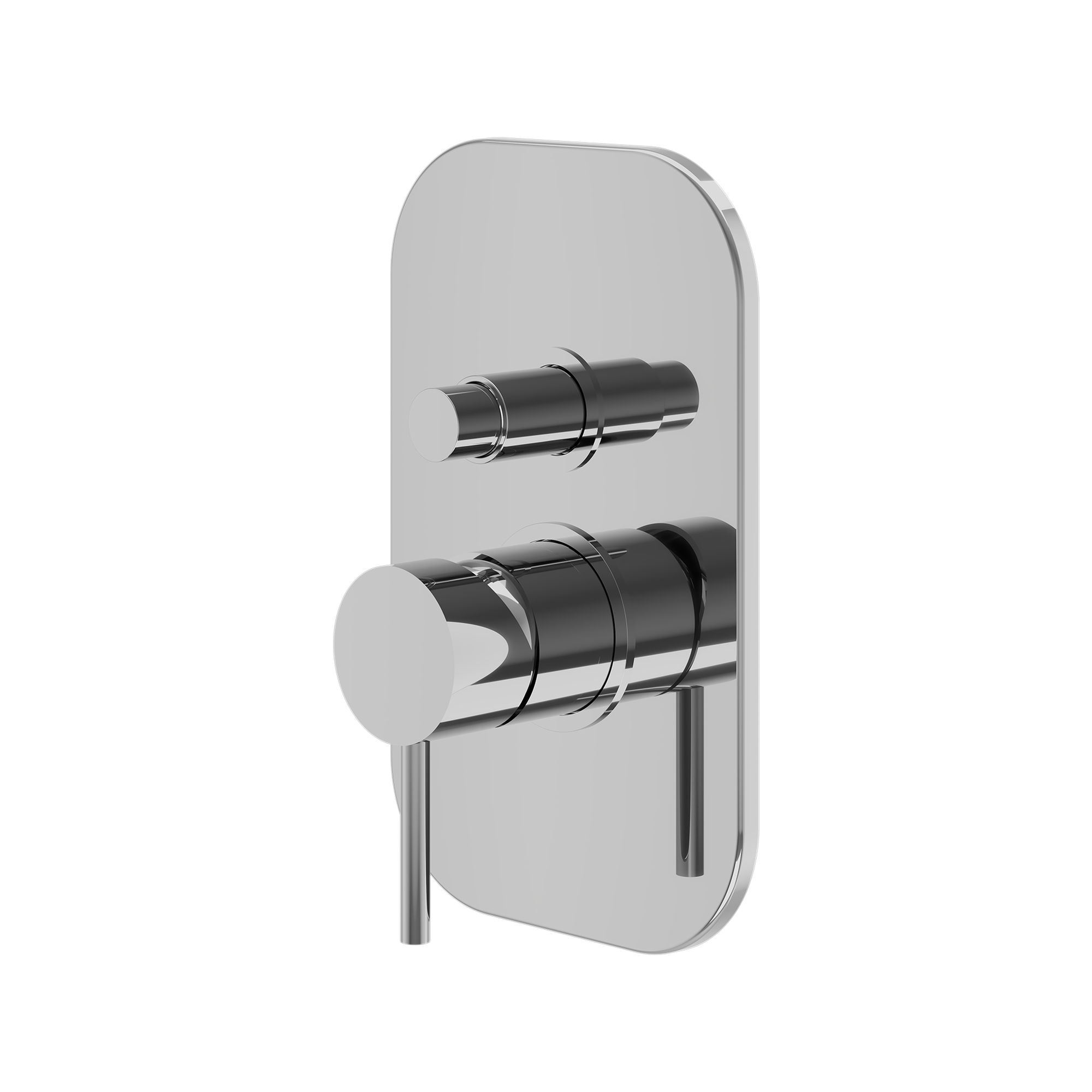 La Torre Elle Miscelatore doccia incasso con deviatore a pulsante completo